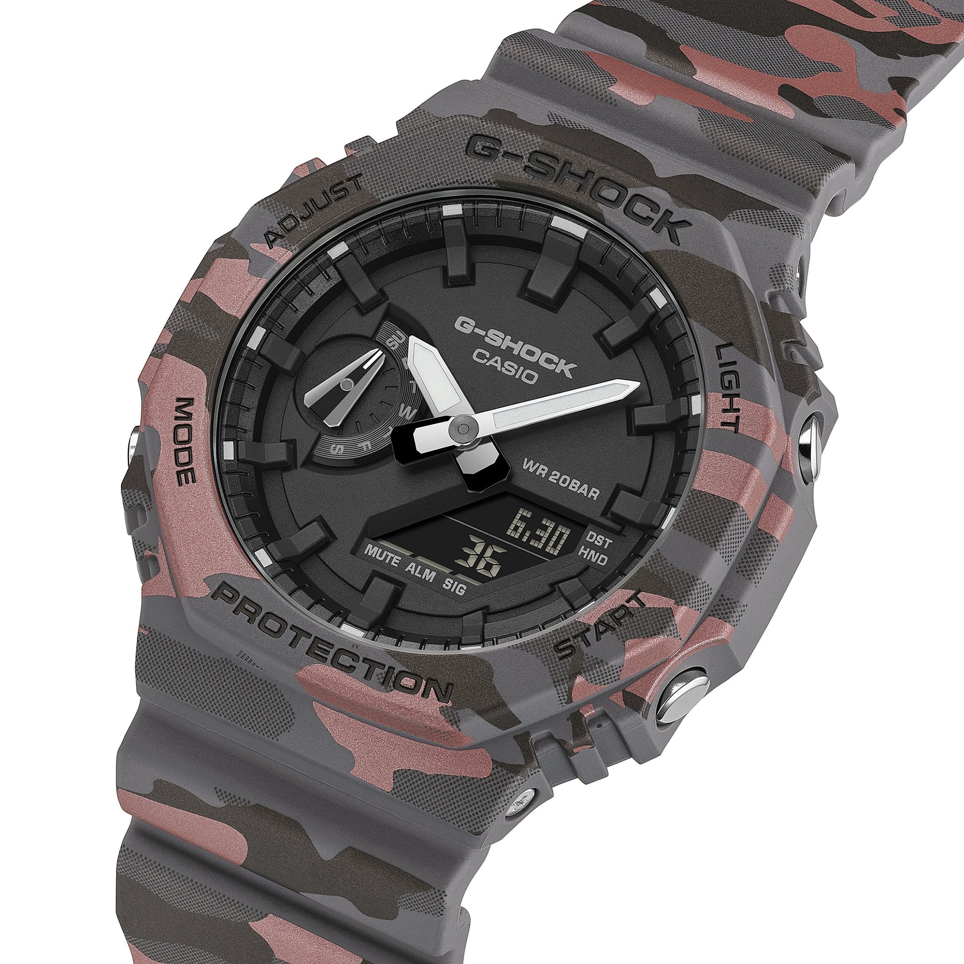 Casio GA2100CM-8A | G-SHOCK ANALOG-DIGITAL Gray