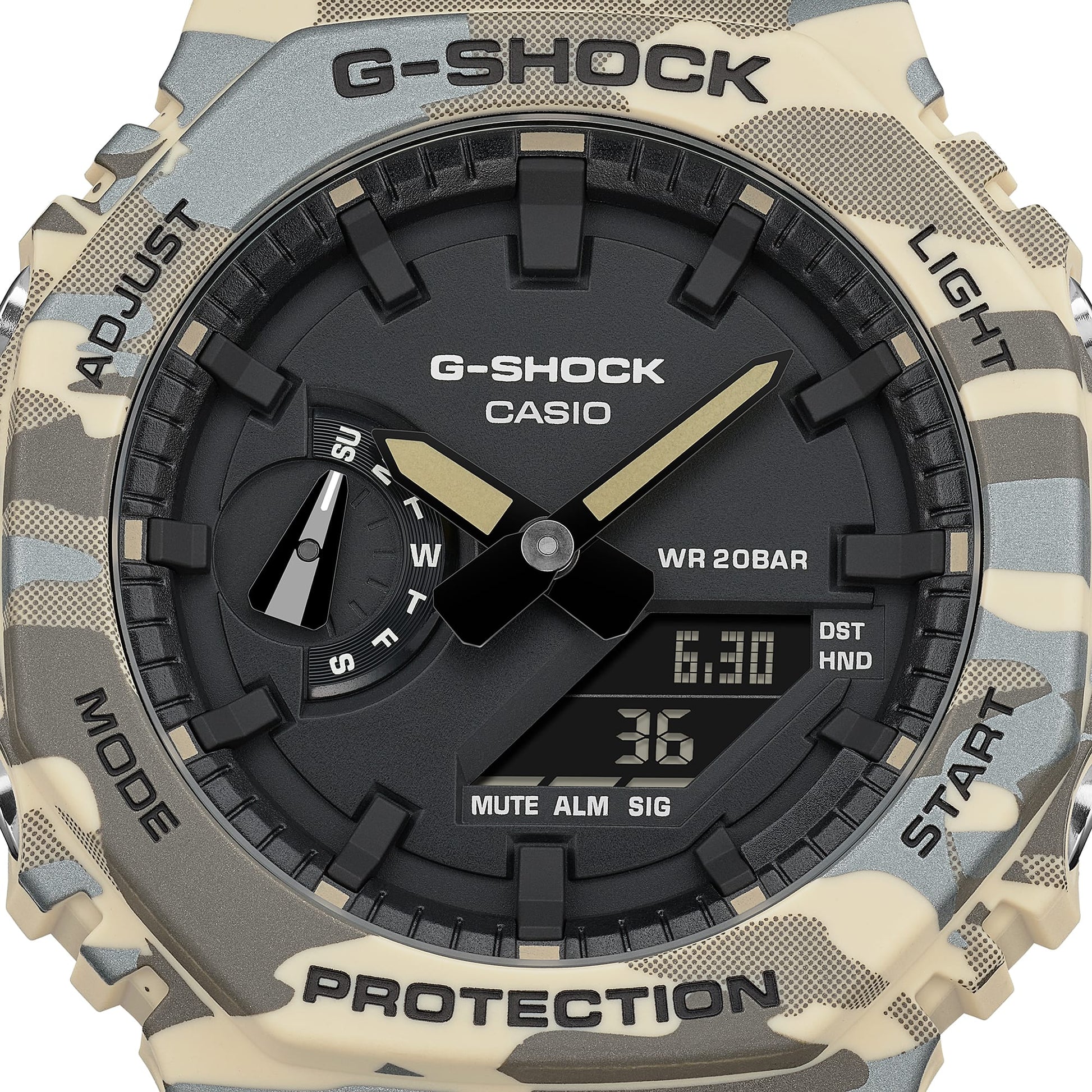 Casio GA2100CM-5A | G-SHOCK ANALOG-DIGITAL Beige