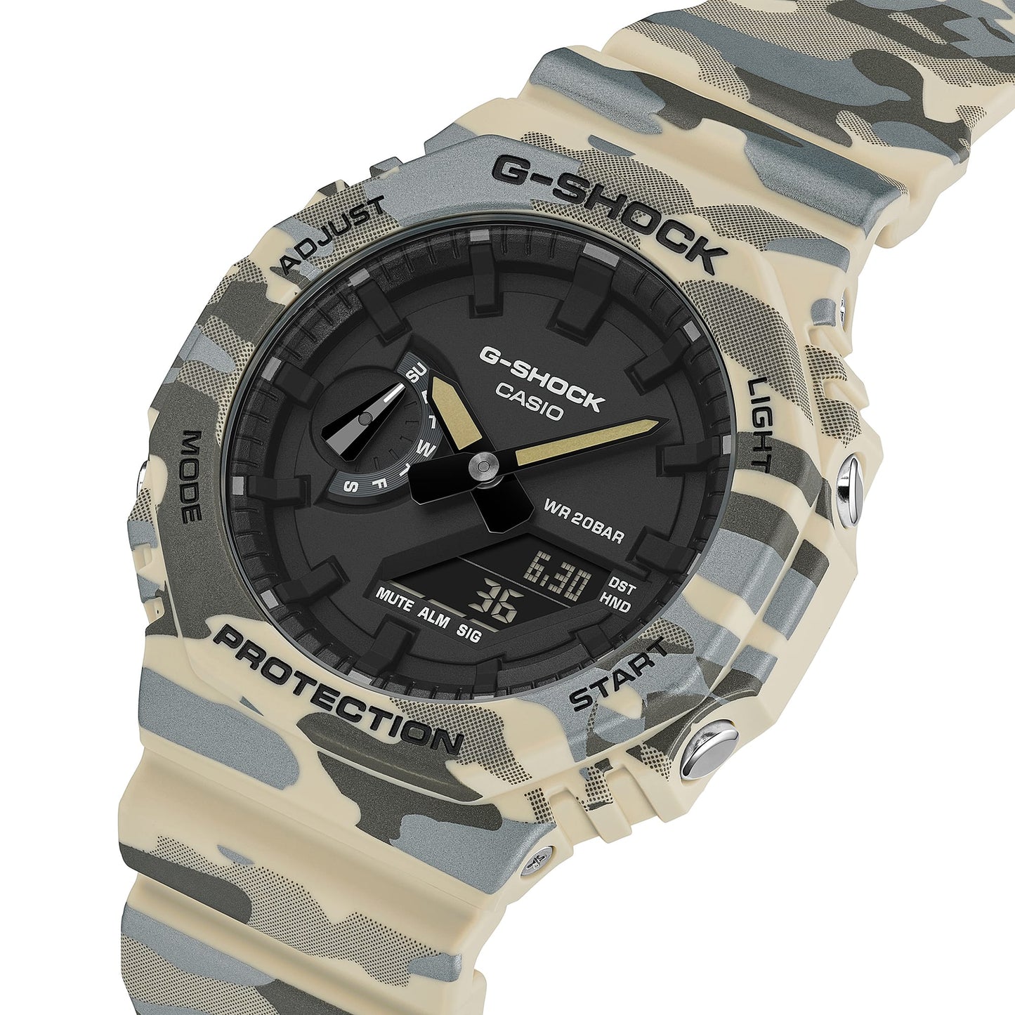Casio GA2100CM-5A | G-SHOCK ANALOG-DIGITAL Beige