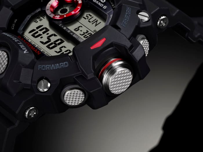 Casio GW9400-1 | Black Triple Sensor Rangeman Men's Watch G-SHOCK