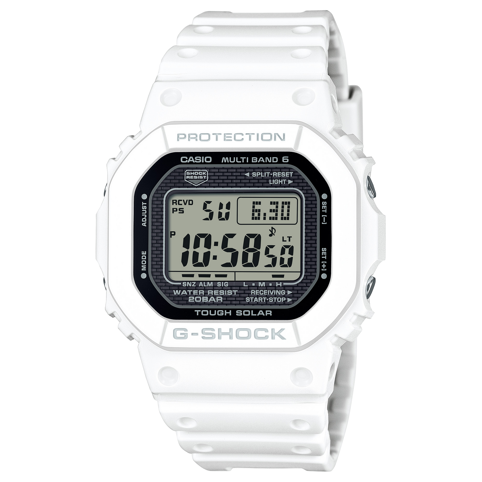 Casio GW5000HS-7 | G-SHOCK DIGITAL White