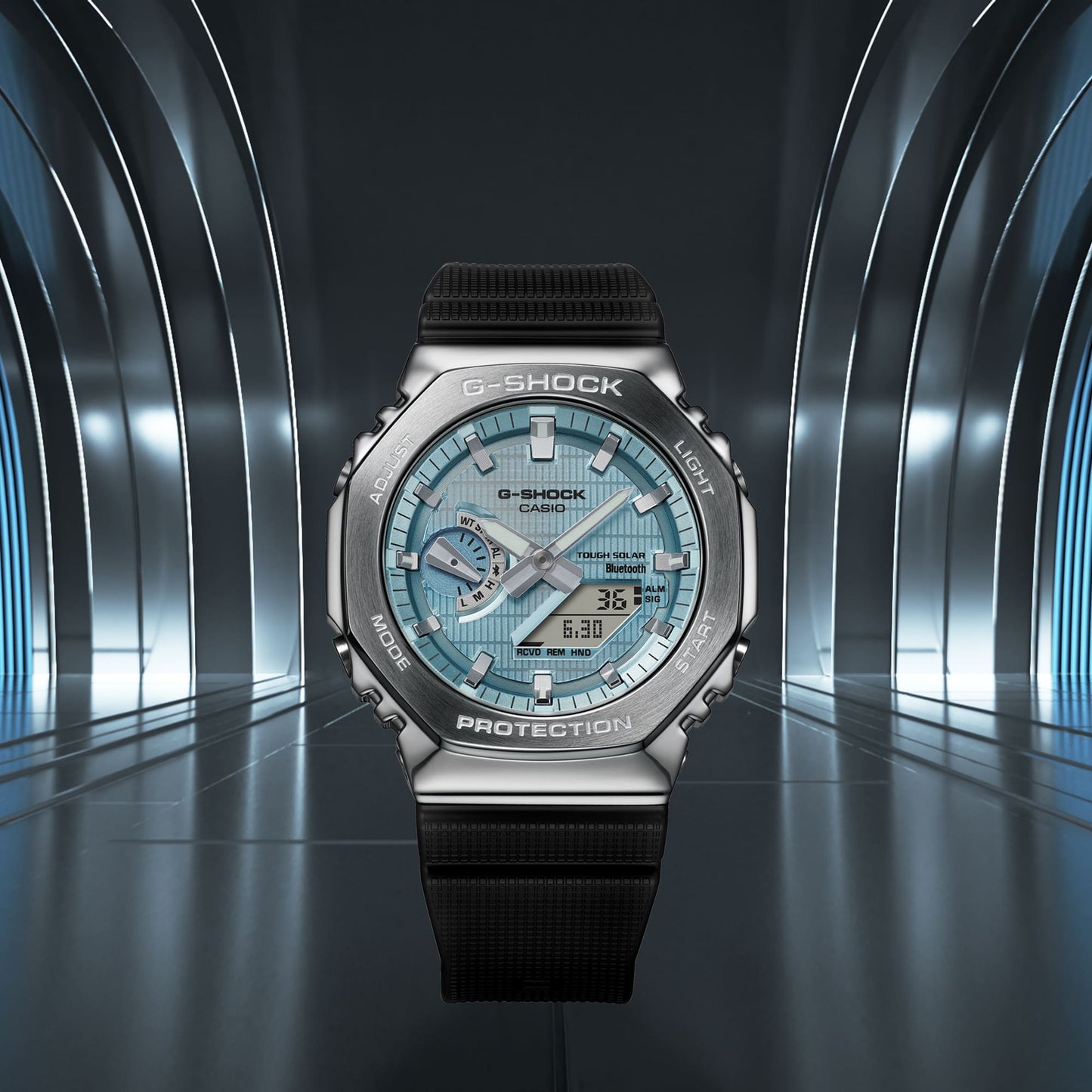 Casio GBM2100A-1A2 | G-SHOCK G-STEEL Silver