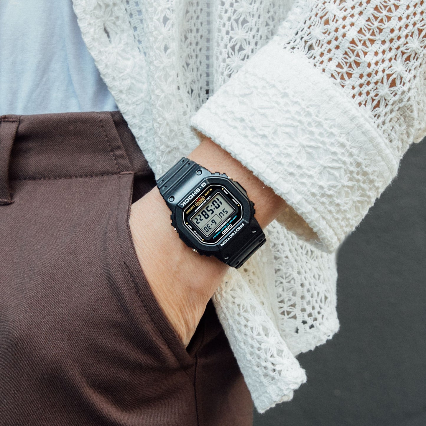 Casio DW5600E-1V | Classic G-SHOCK DW5600E-1V Digital 5600 Series Watch | Casio