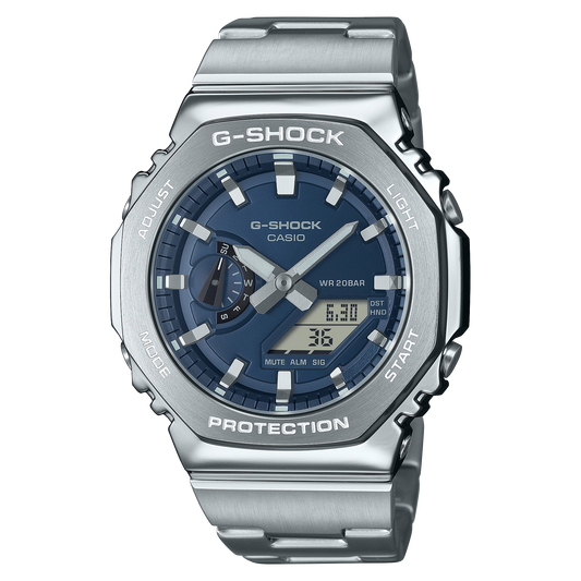 Casio GM2110D-2B | Navy Blue Steel Watch: Metal G-SHOCK | Casio G-SHOCK
