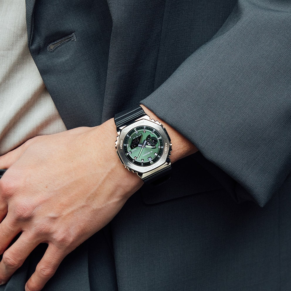 Casio GBM2100A-1A3 | G-SHOCK G-STEEL Silver