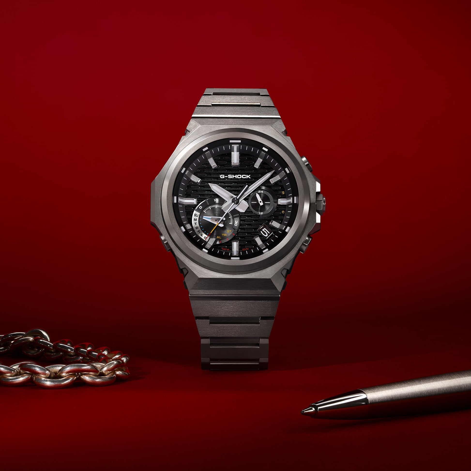 Casio GSTB1000D-1A | G-SHOCK G-STEEL Silver