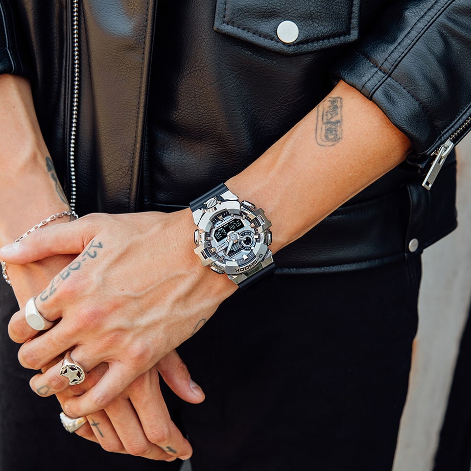 Casio GM700-1A | Men’s Stainless-Steel Watch: Silver | Casio G-SHOCK