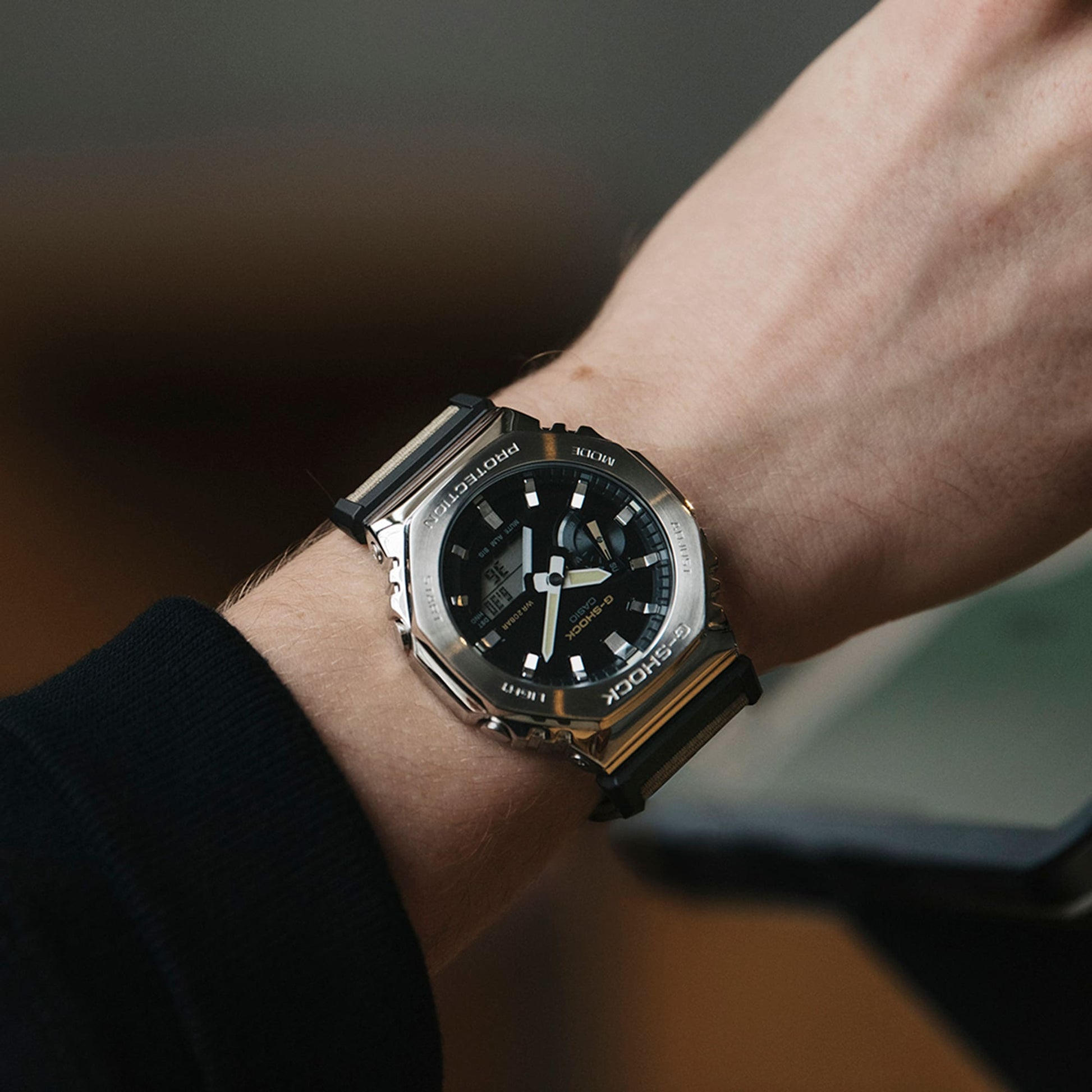 Casio GM2100C-5A | G-SHOCK G-STEEL Silver