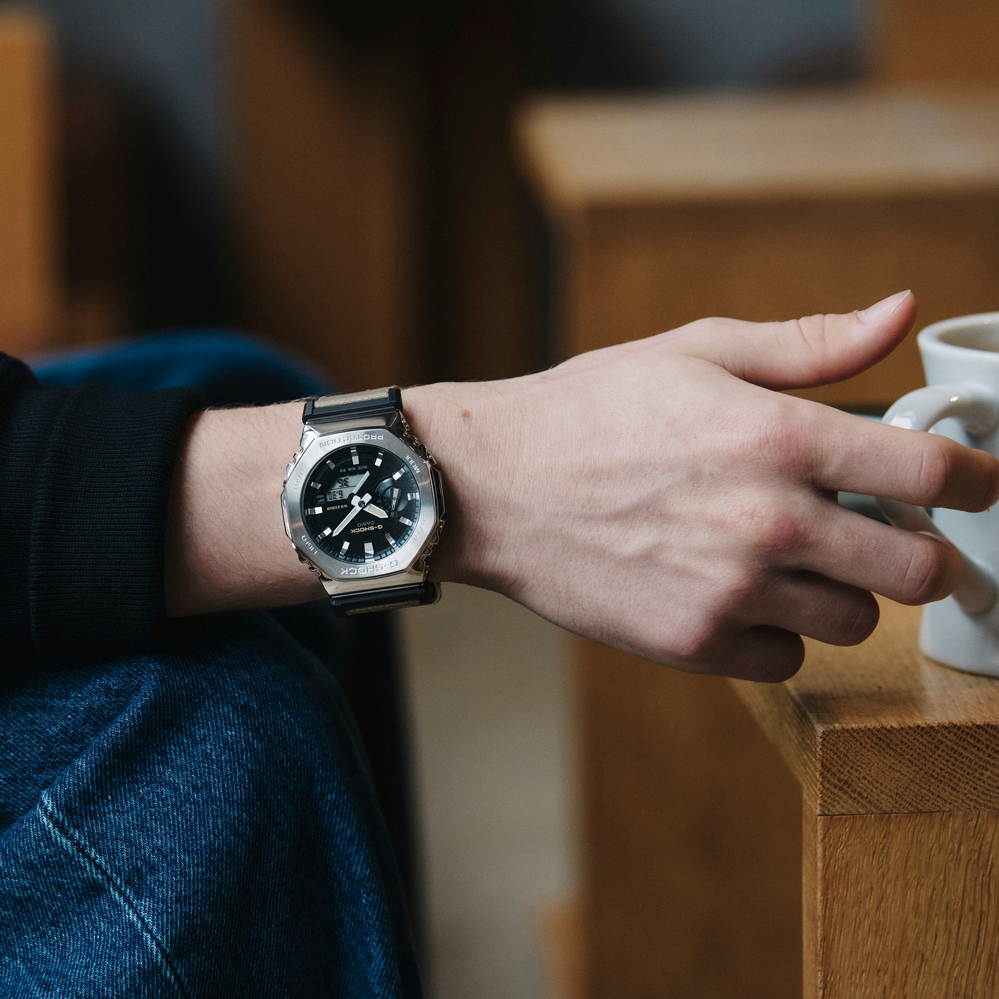 Casio GM2100C-5A | G-SHOCK G-STEEL Silver