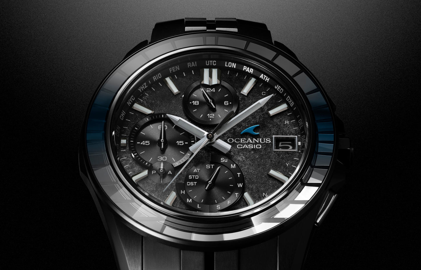 Casio OCWS7000CN1A | OCEANUS Manta Black