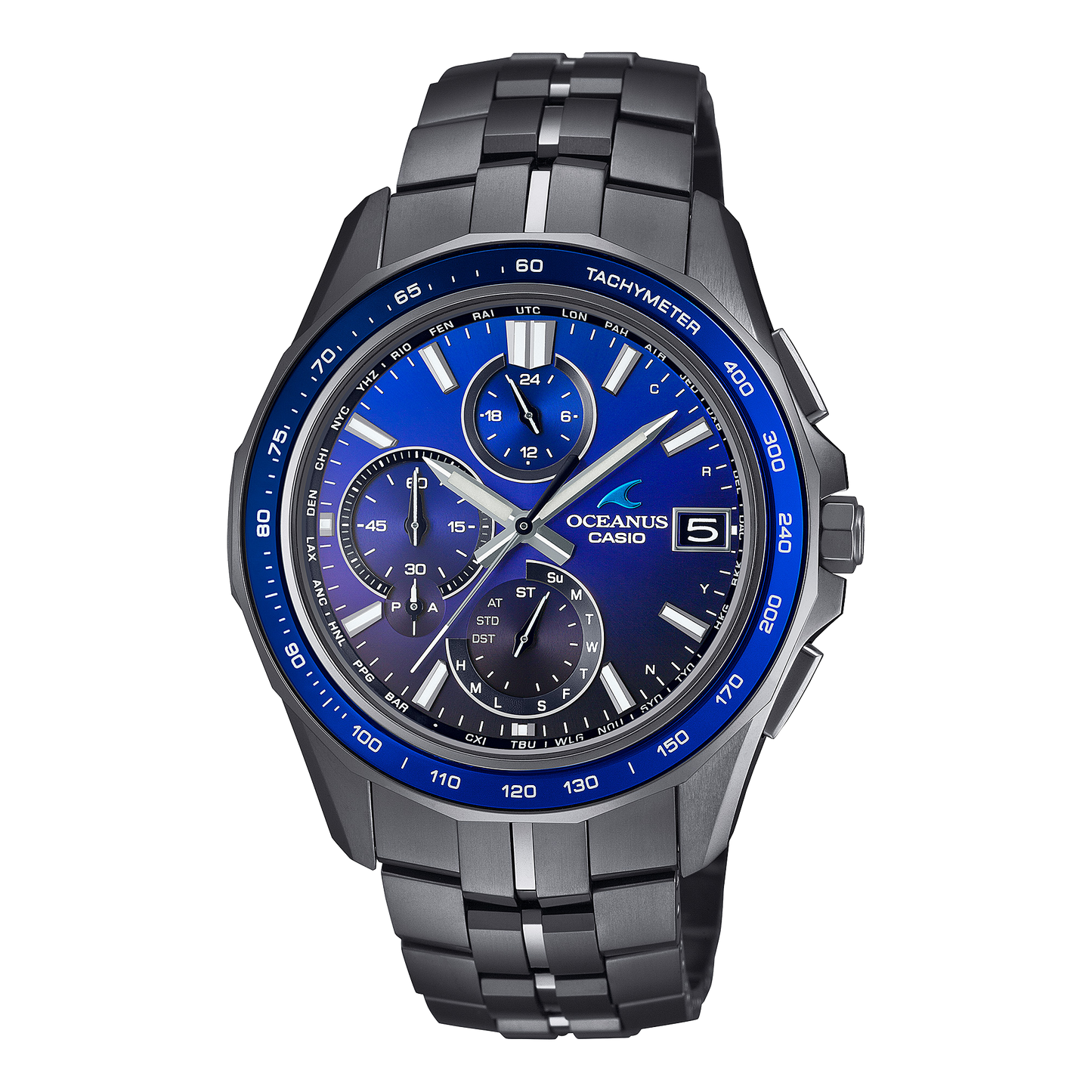 Casio OCWS7000B-2A | OCEANUS Manta Blue, Light blue