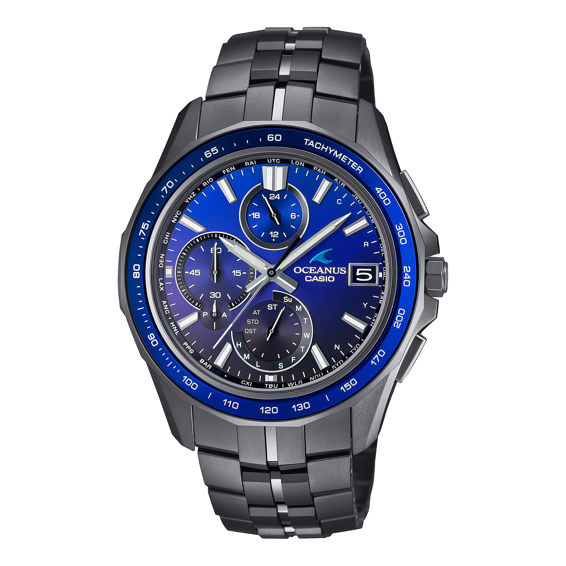 Casio OCWS7000B-2A | OCEANUS Manta Blue, Light blue