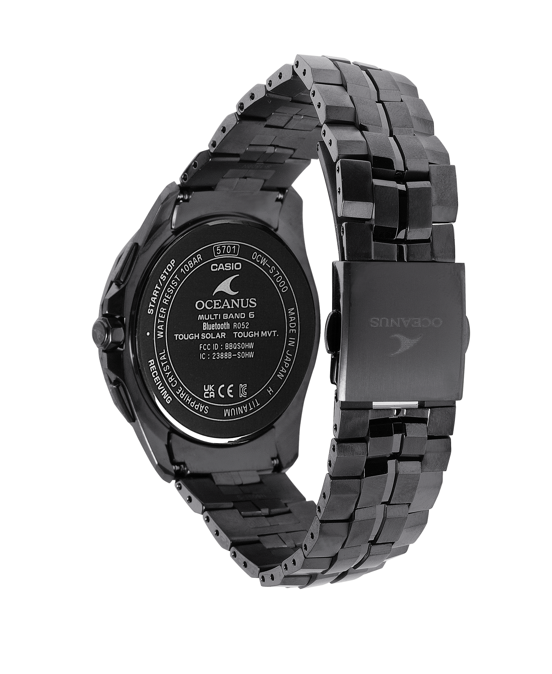 Casio OCWS7000B-2A | OCEANUS Manta Blue, Light blue