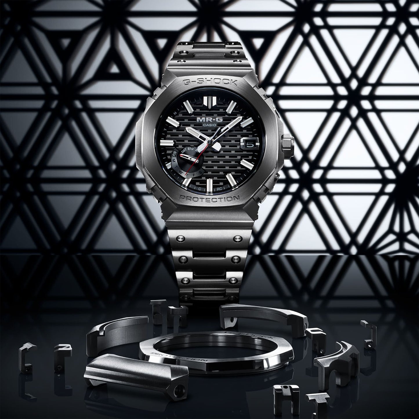 Casio MRGB2100D-1A | Titanium G-SHOCK MRGB2100D-1A: Silver Luxury G-SHOCK | Casio