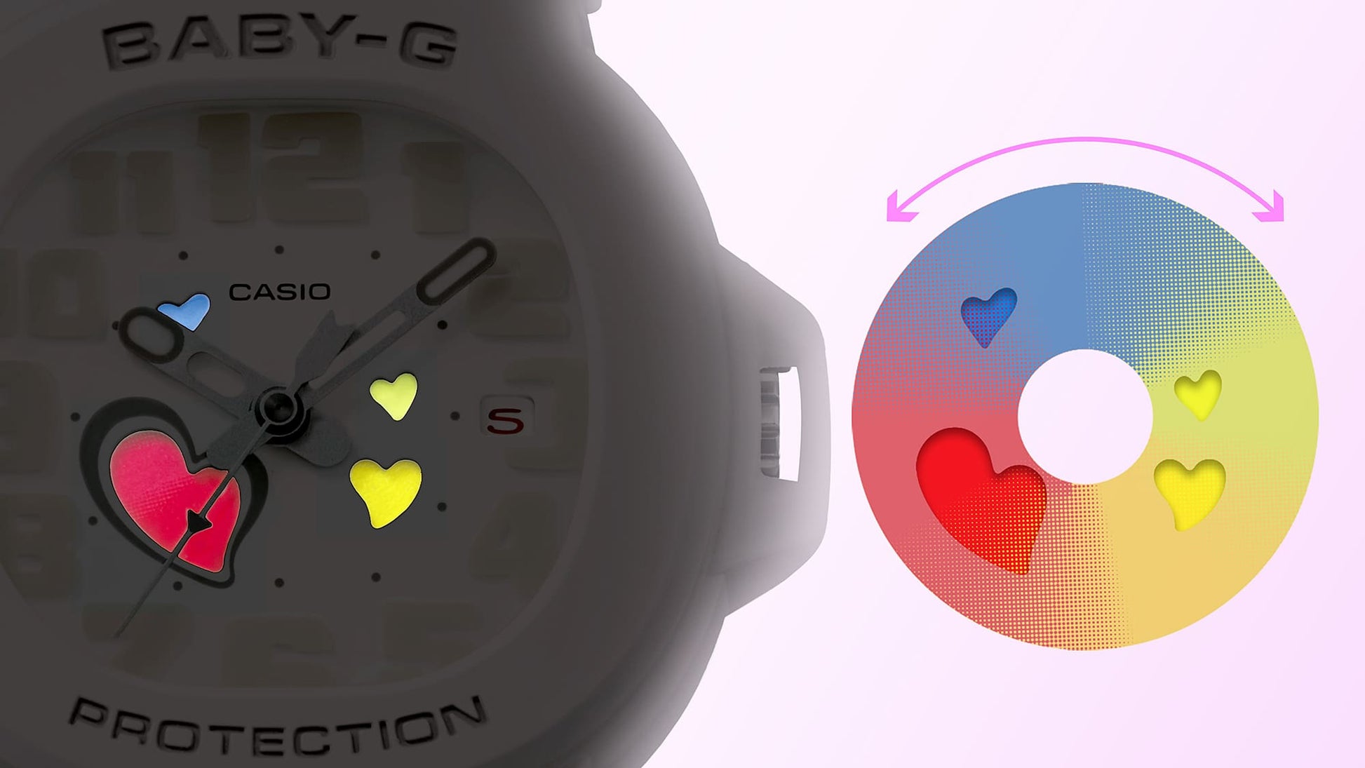 Casio BGA10-7A | BABY-G ANALOG White