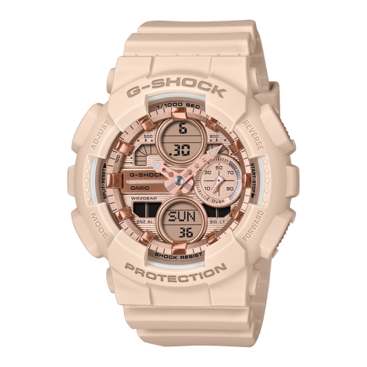 Casio GMAS140PG-4A | G-SHOCK ANALOG-DIGITAL Pink