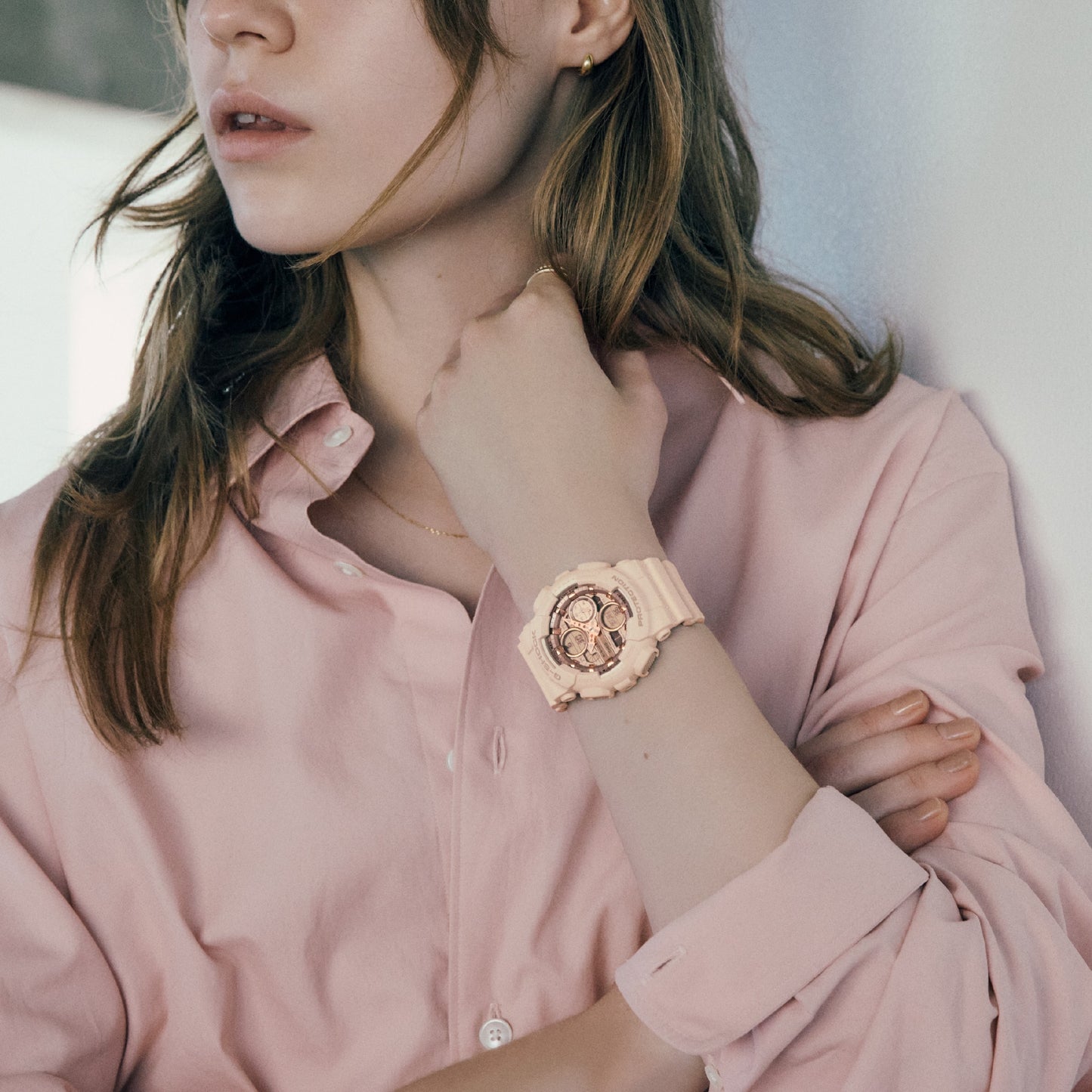 Casio GMAS140PG-4A | G-SHOCK ANALOG-DIGITAL Pink