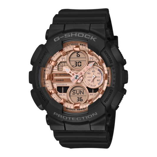 Casio GMAS140PG-1A | G-SHOCK ANALOG-DIGITAL Black