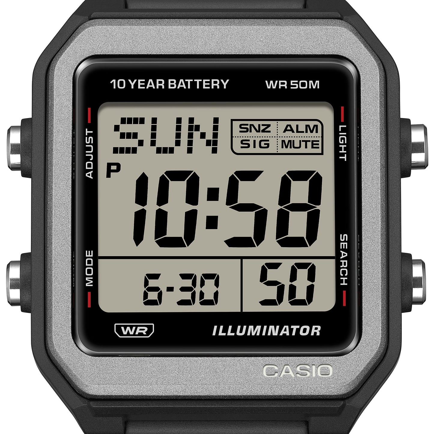 Casio W221H-1AV Black