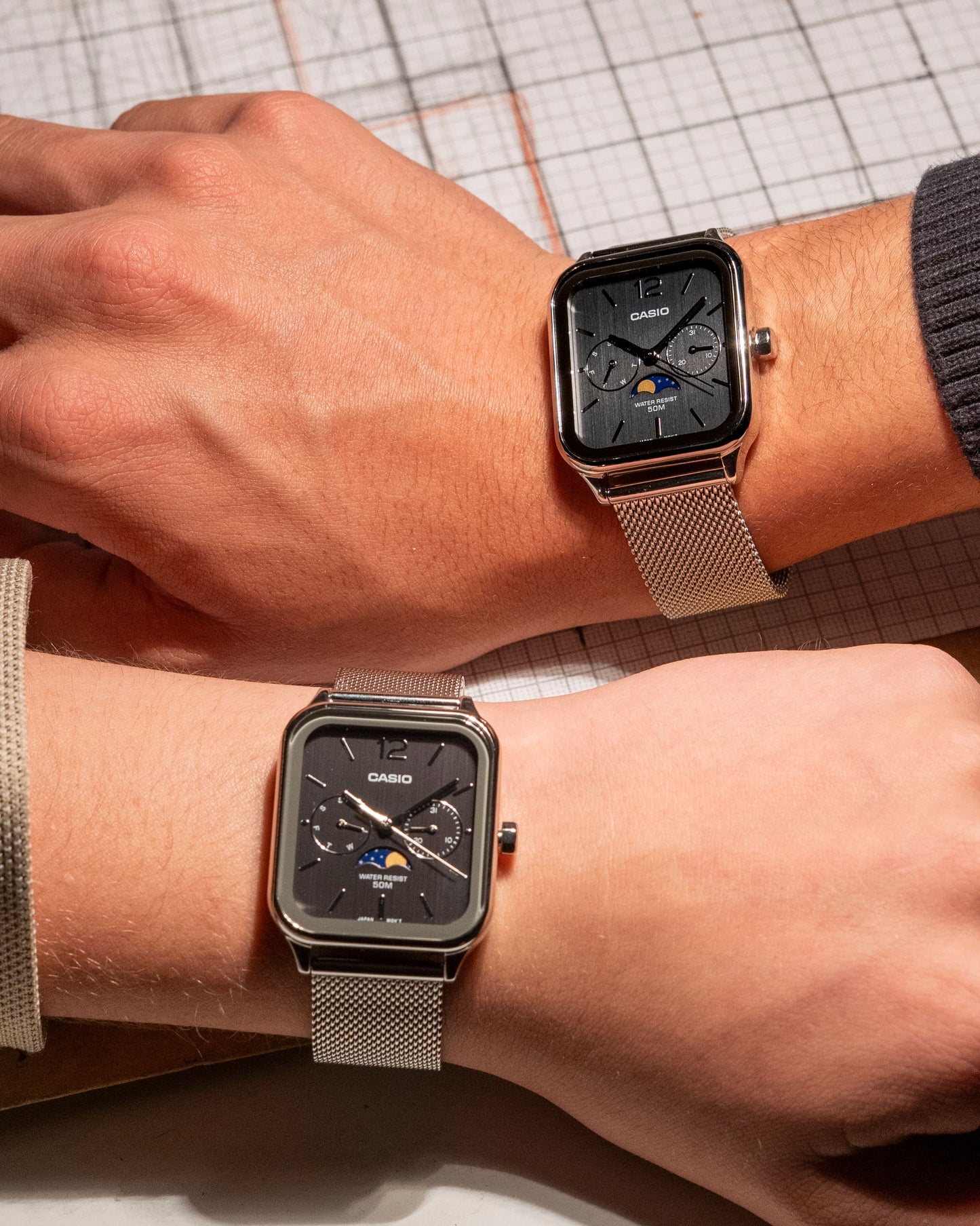Casio MTPM305MC-1AV Silver