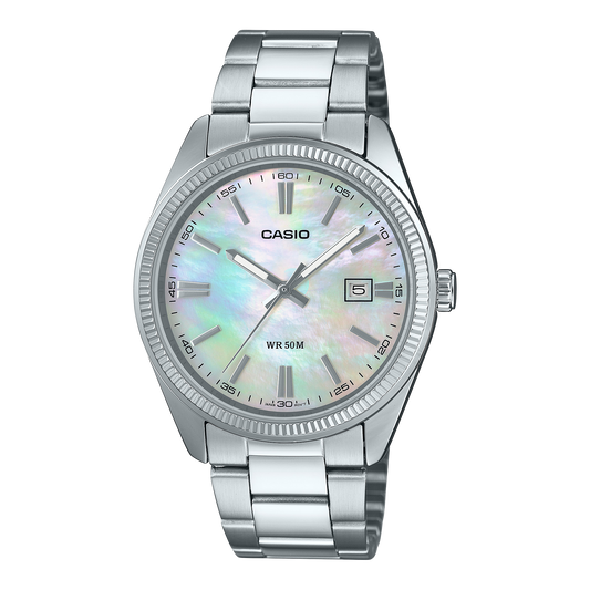 Casio MTP1302PSC-7A | Analog Silver