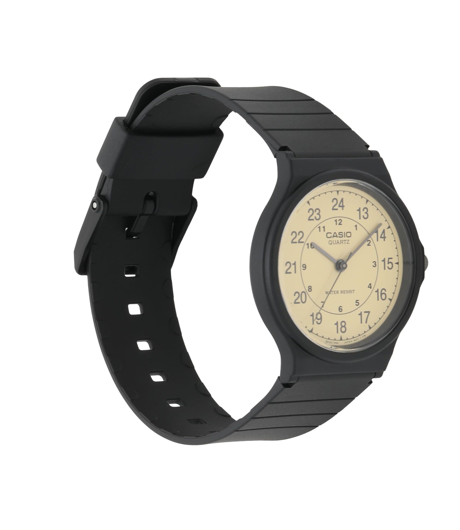 Casio MQ24-9B | Black and Tan Men's Analog Casual Watch