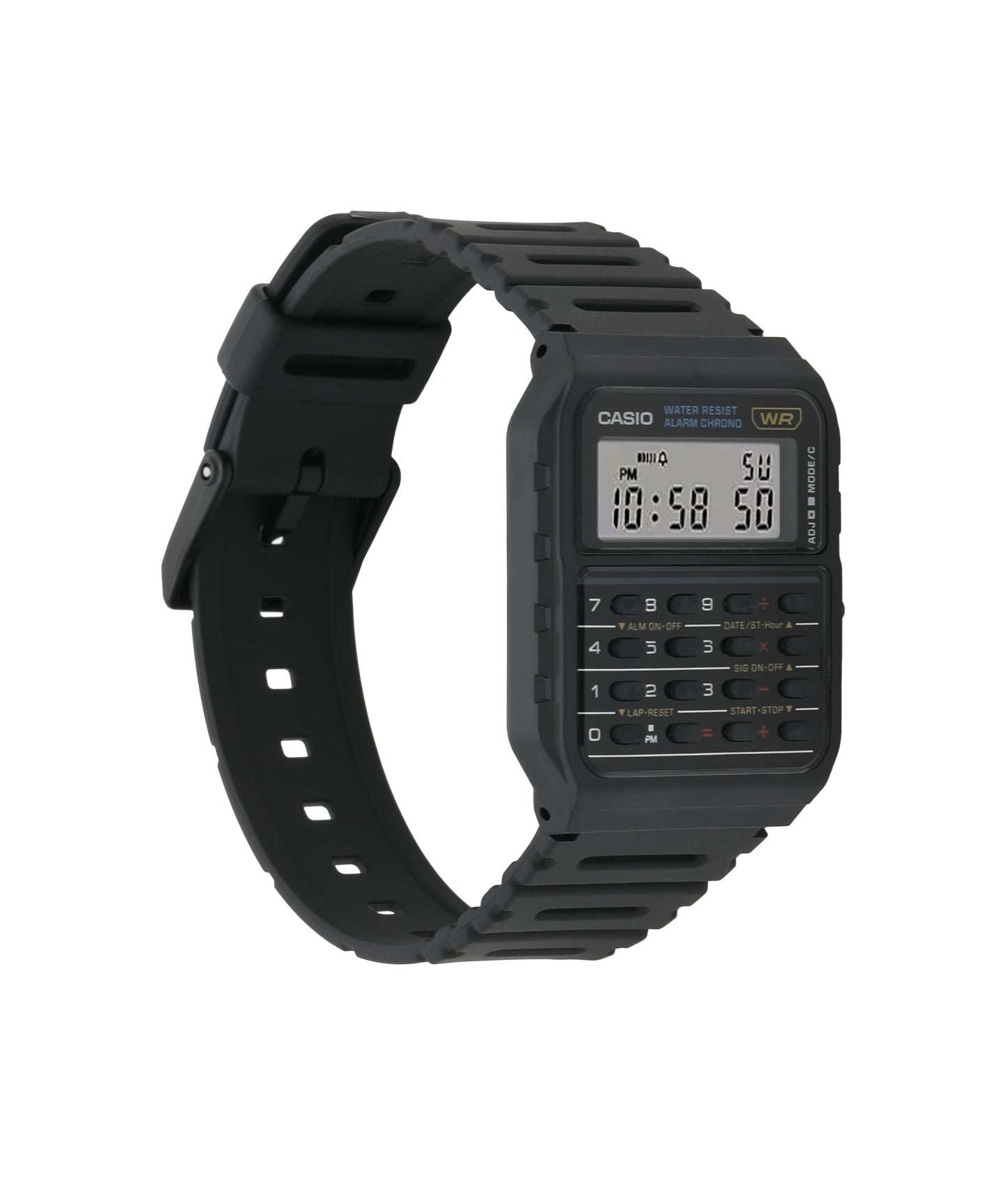 Casio CA53W-1 | Black Data Bank Watch