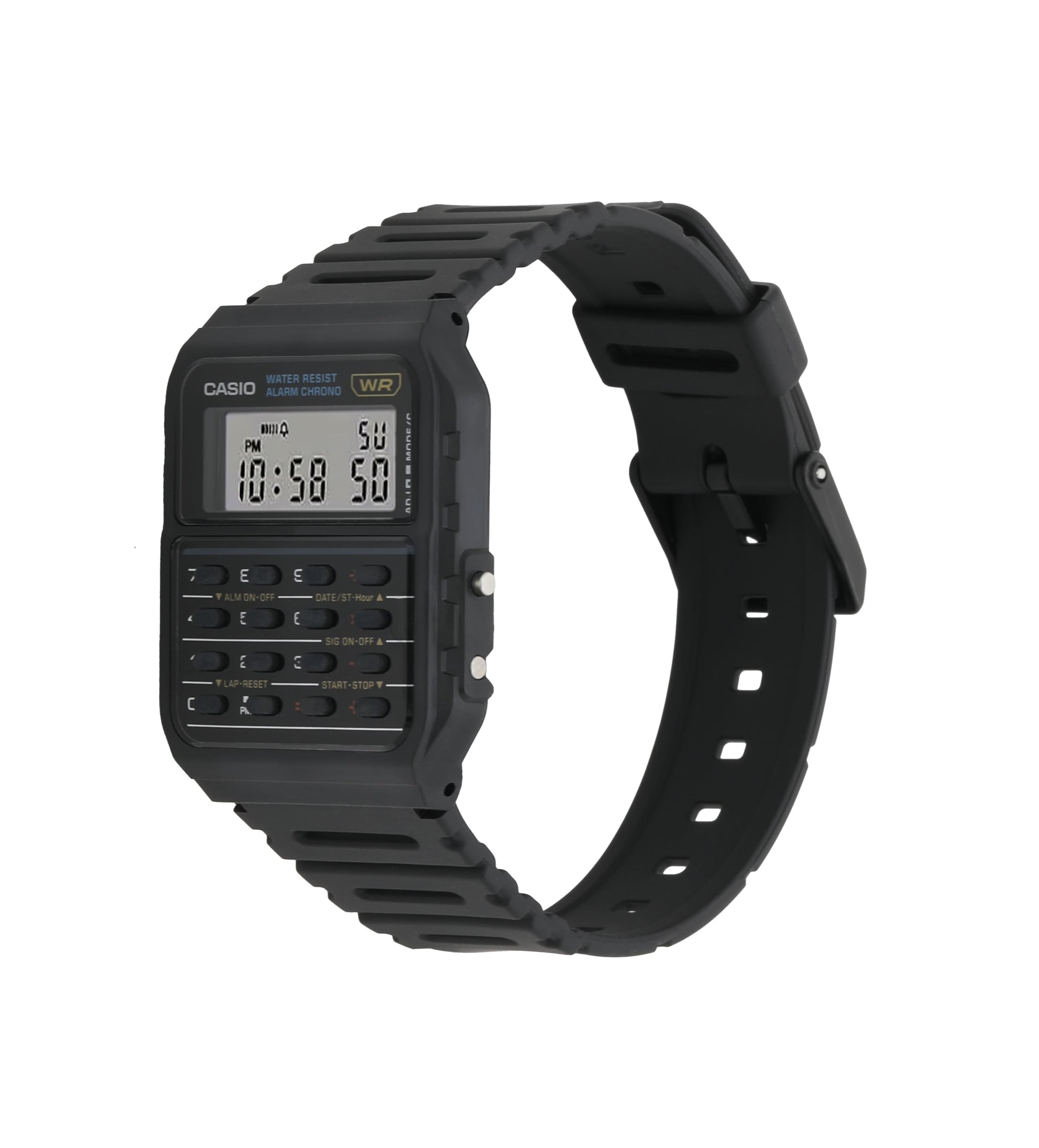 Casio CA53W-1 | Black Data Bank Watch