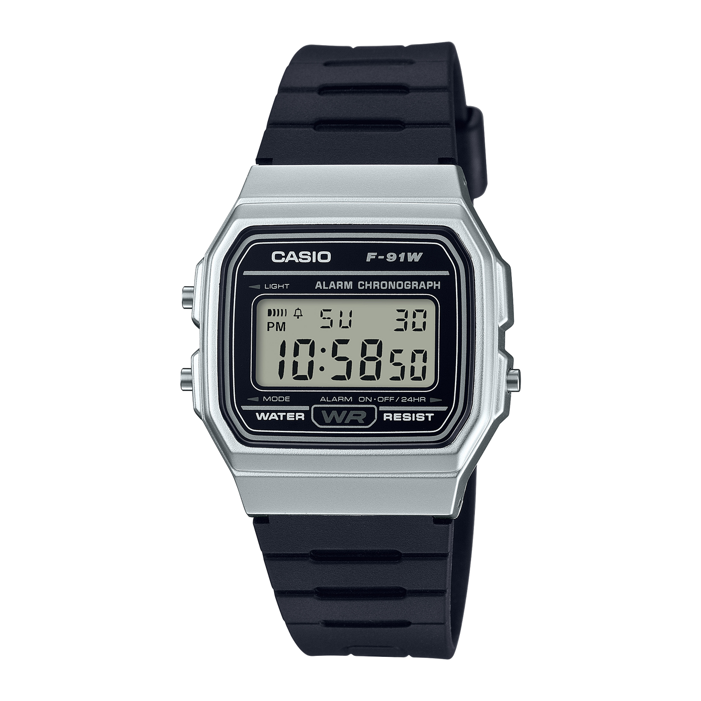 Casio F91WM-7A | Silver and Black Digital Watch