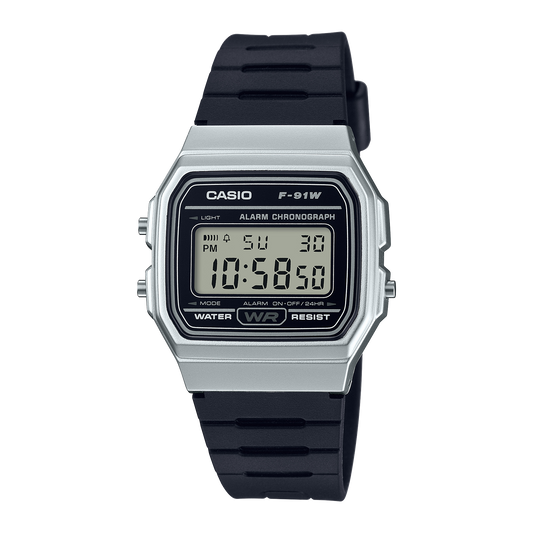 Casio F91WM-7A | Silver and Black Digital Watch