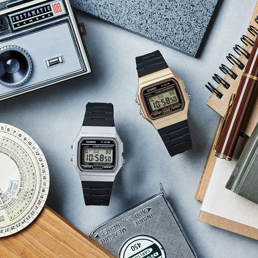 Casio F91WM-7A | Silver and Black Digital Watch