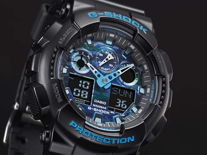 Casio GA100CB-1A | Analog-Digital Black Men's Watch G-SHOCK