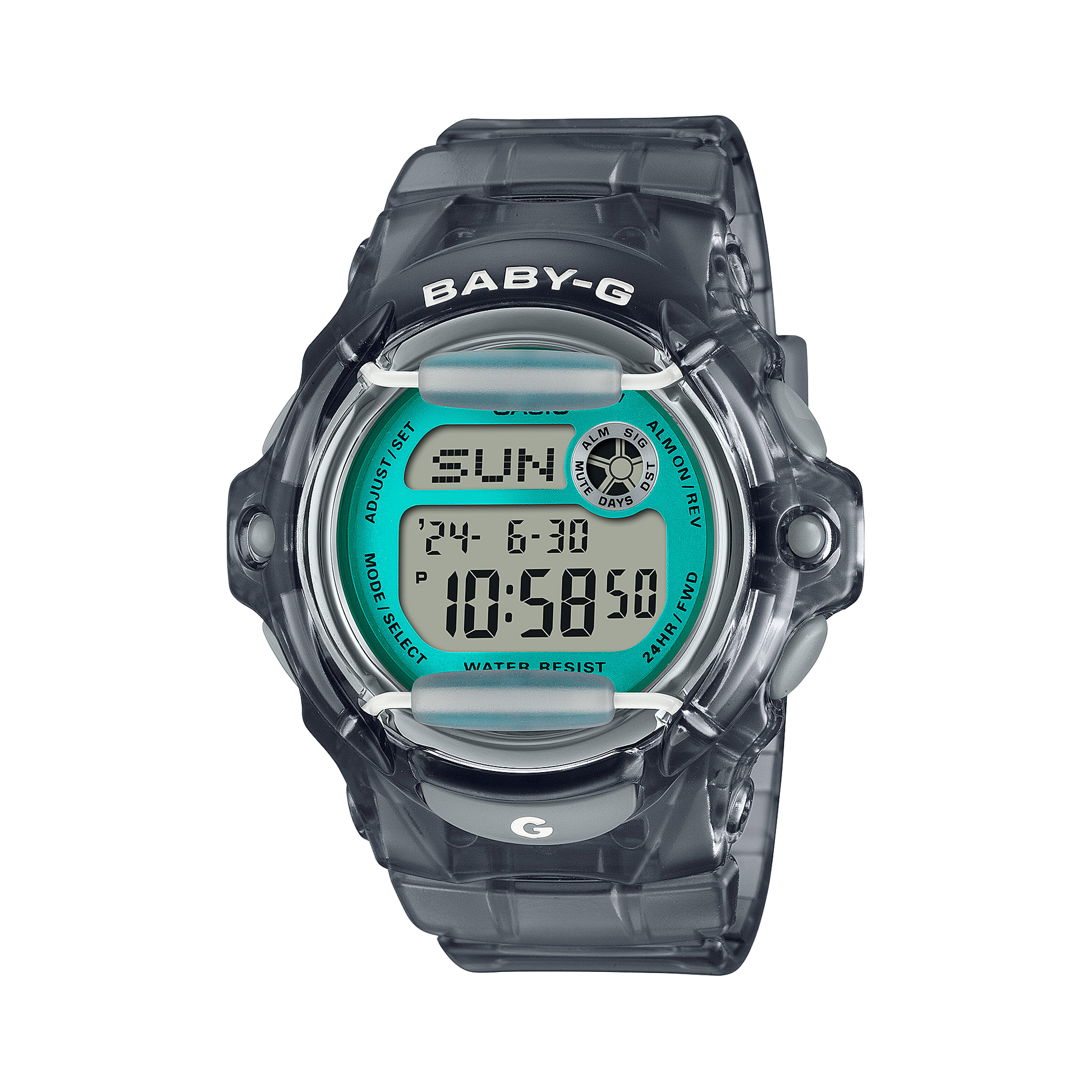 Casio BG169R-8B | BABY-G Women's Clear Grey Watch