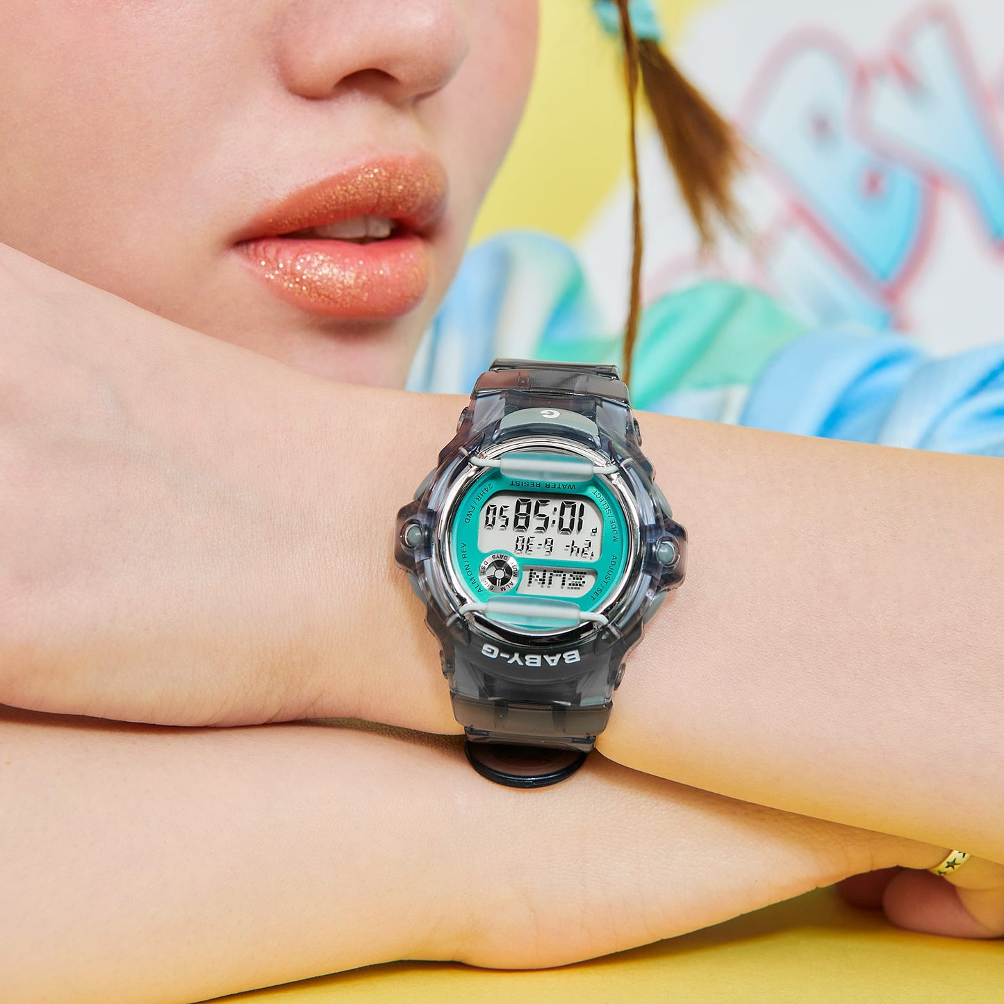 Casio BG169R-8B | BABY-G Women's Clear Grey Watch