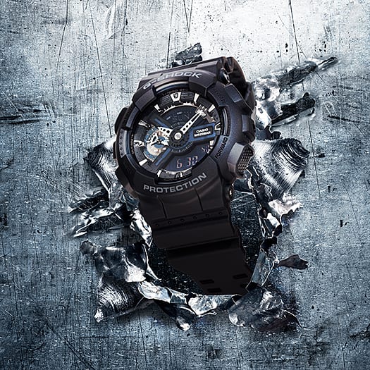 Casio GA110-1B | Analog-Digital Black Men's Watch G-SHOCK