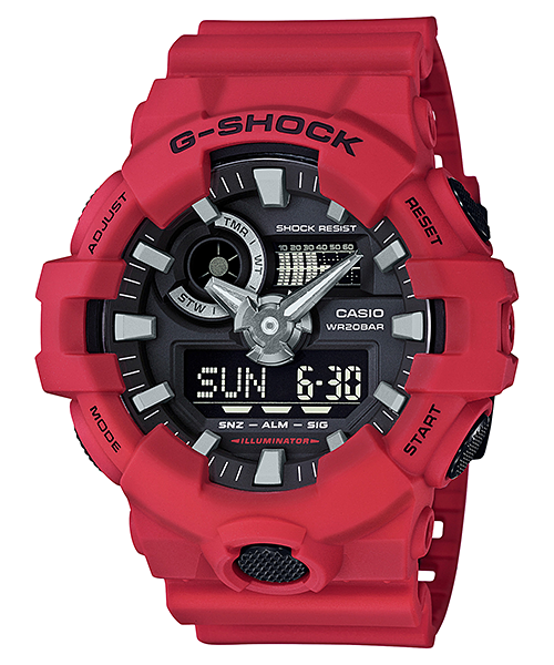 Casio GA700-4A | Red Analog-digital Women's Watch - G-SHOCK