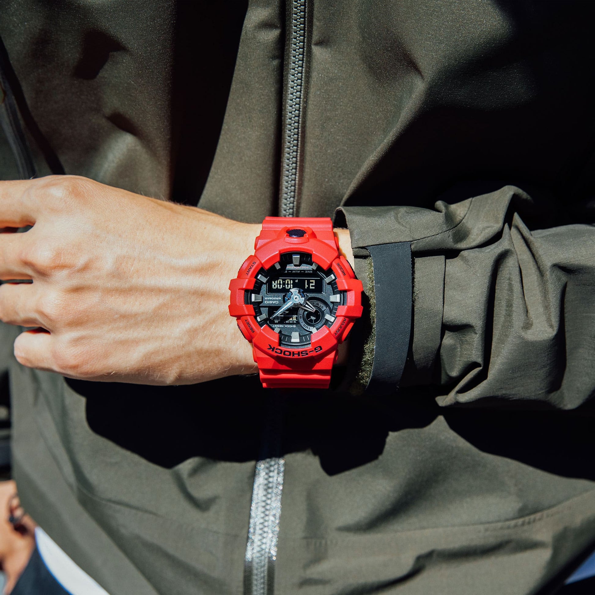 Casio GA700-4A | Red Analog-digital Women's Watch - G-SHOCK