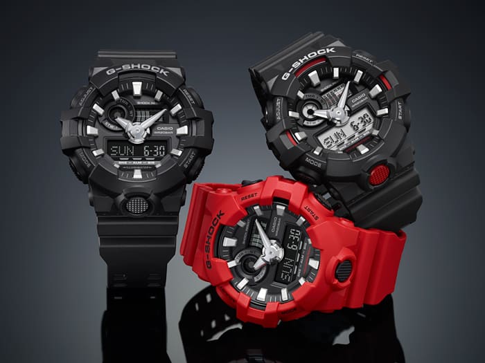 Casio GA700-4A | Red Analog-digital Women's Watch - G-SHOCK