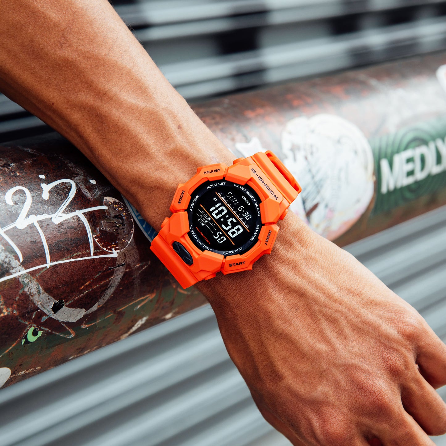 Casio GD010-4 | G-SHOCK DIGITAL Red