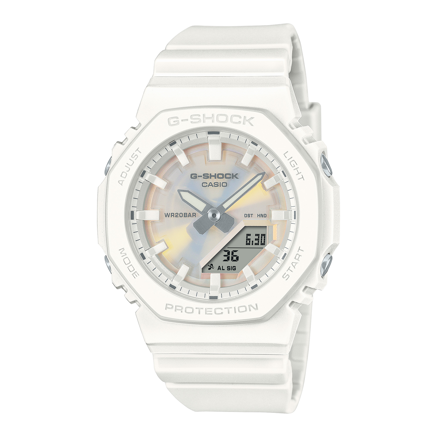 Casio GMAP2100PC7A | G-SHOCK ANALOG-DIGITAL White