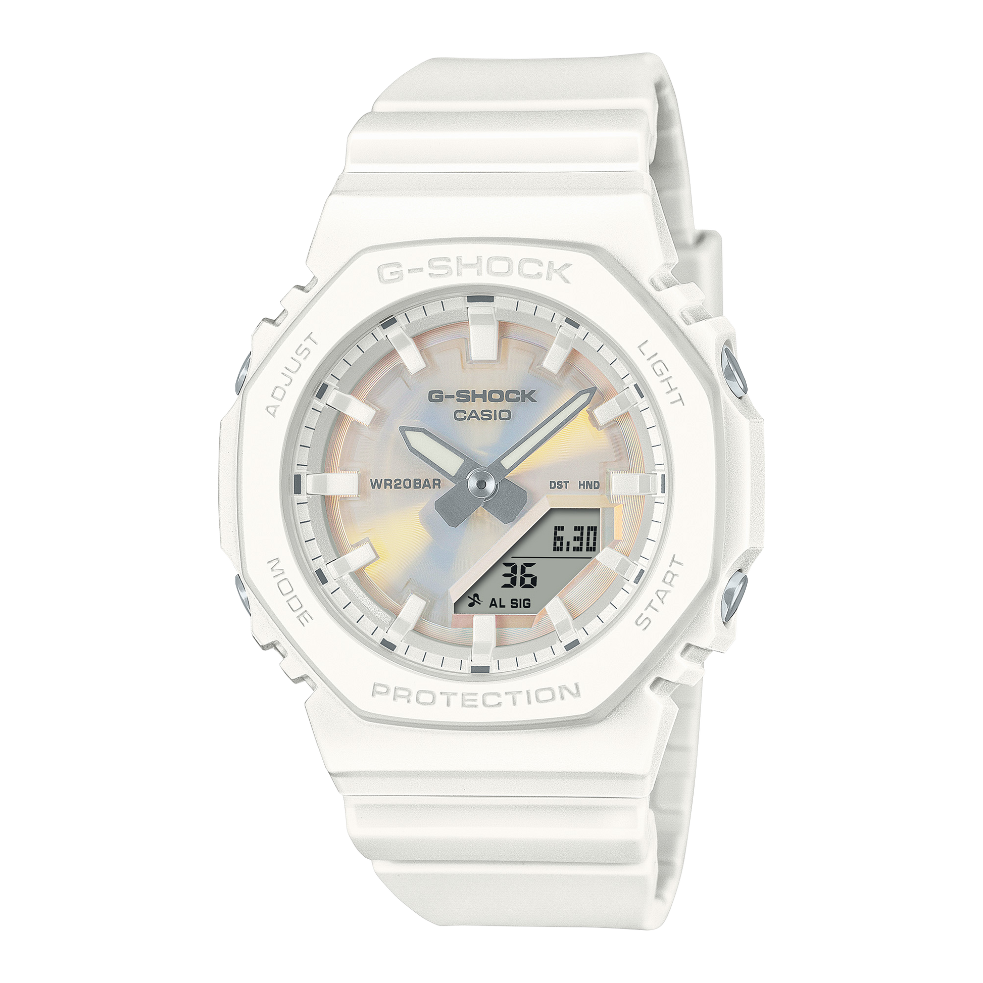 Casio GMAP2100PC7A | G-SHOCK ANALOG-DIGITAL White