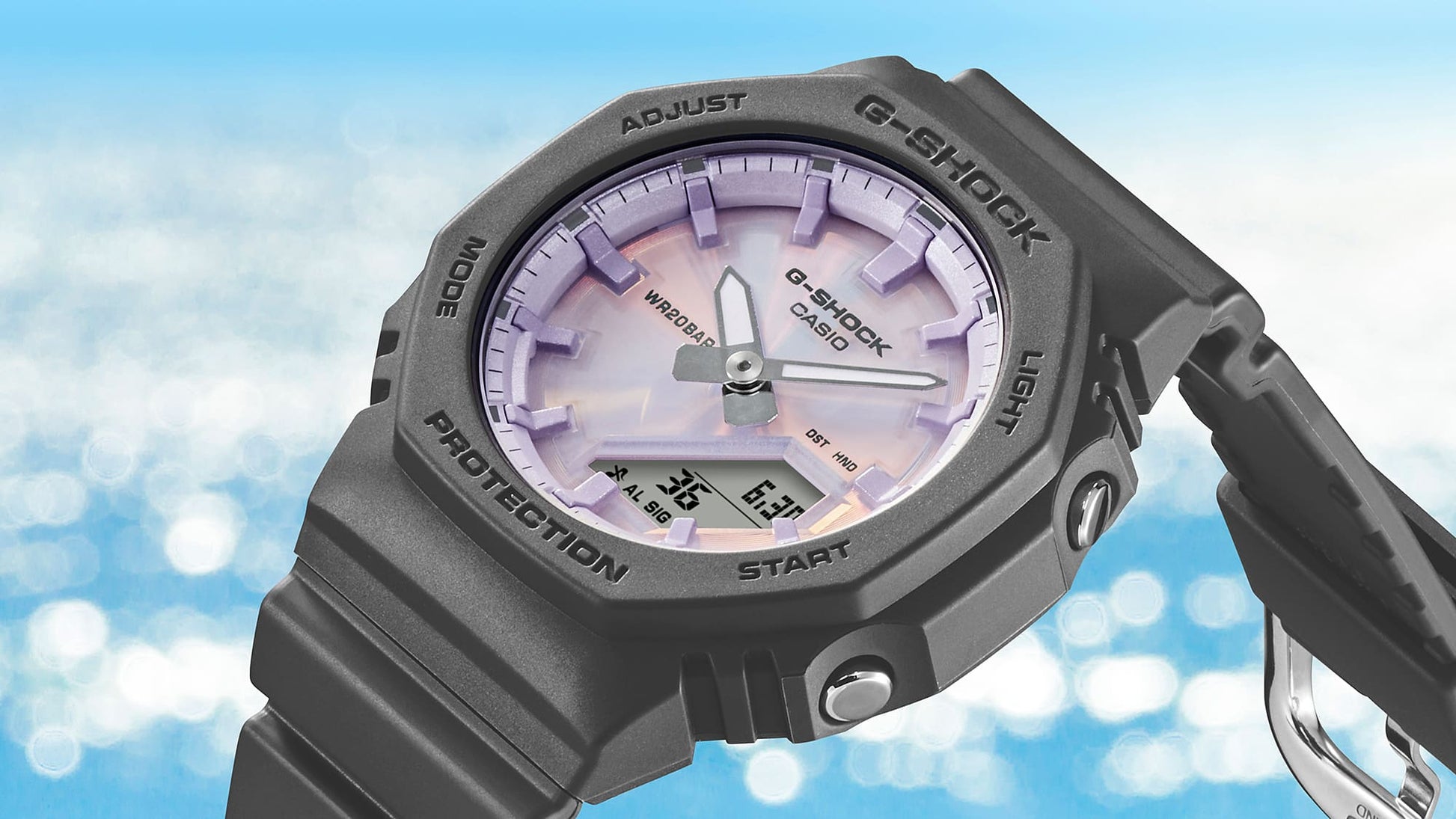 Casio GMAP2100PC7A | G-SHOCK ANALOG-DIGITAL White