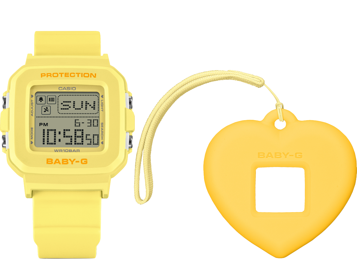 Casio BGD10KH-9 | BABY-G DIGITAL Yellow