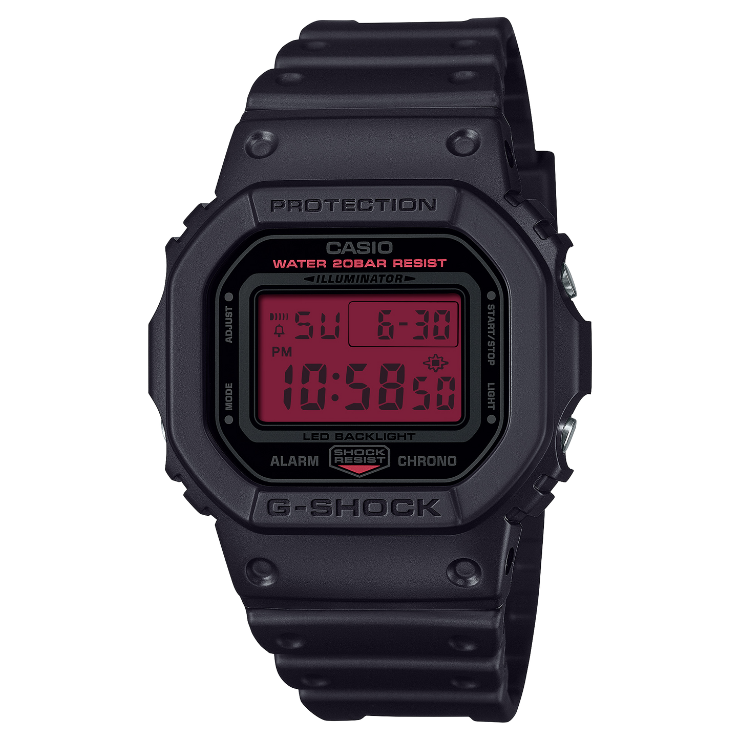 Casio DW5600BBR-1 | G-SHOCK DIGITAL Black