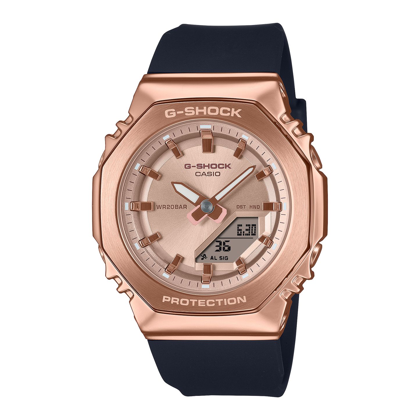 Casio GMS2110PG1A4 | G-SHOCK ANALOG-DIGITAL Pink gold