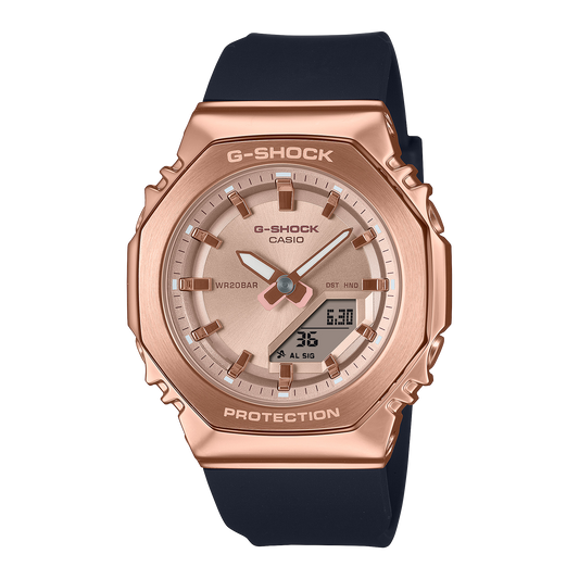 Casio GMS2110PG1A4 | G-SHOCK ANALOG-DIGITAL Pink gold