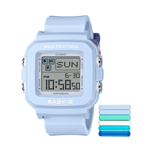 Casio BGD10L-2 | BABY-G DIGITAL Blue, Light blue