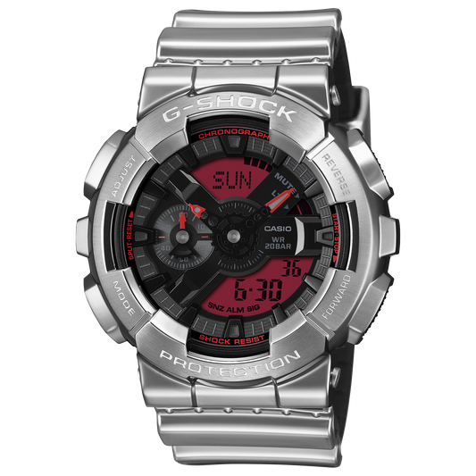 Casio GM110YRA-8A | G-SHOCK ANALOG-DIGITAL Silver