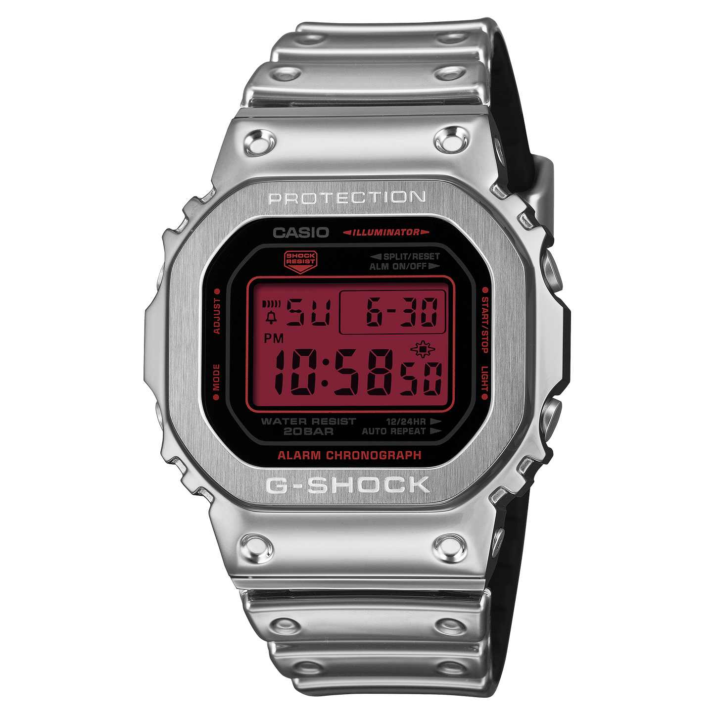Casio GM5600YRA-8 | G-SHOCK DIGITAL Silver