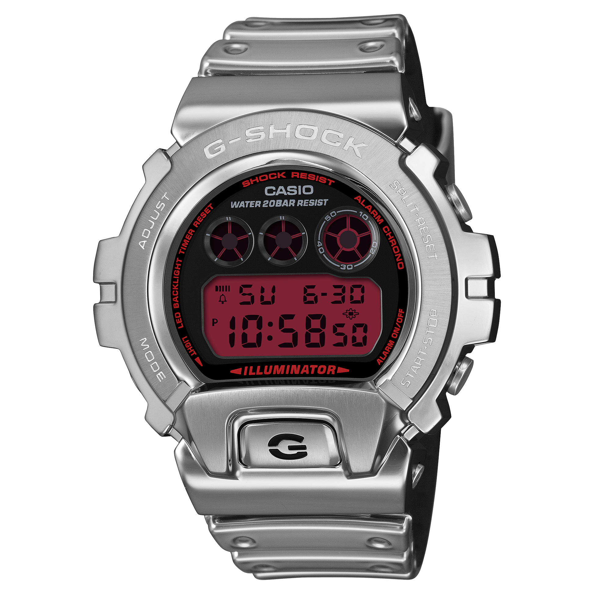 Casio GM6900YRA-8 | G-SHOCK DIGITAL Silver